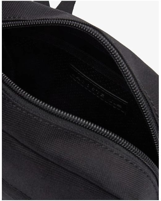 Lacoste Black Neocroc Crossover Bag for men