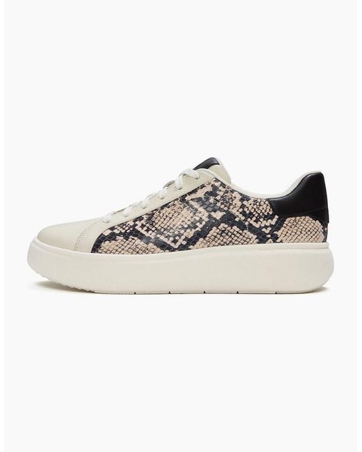 Fitflop White Rtg Lace Up Leather Hazy Taupe/ Trainers