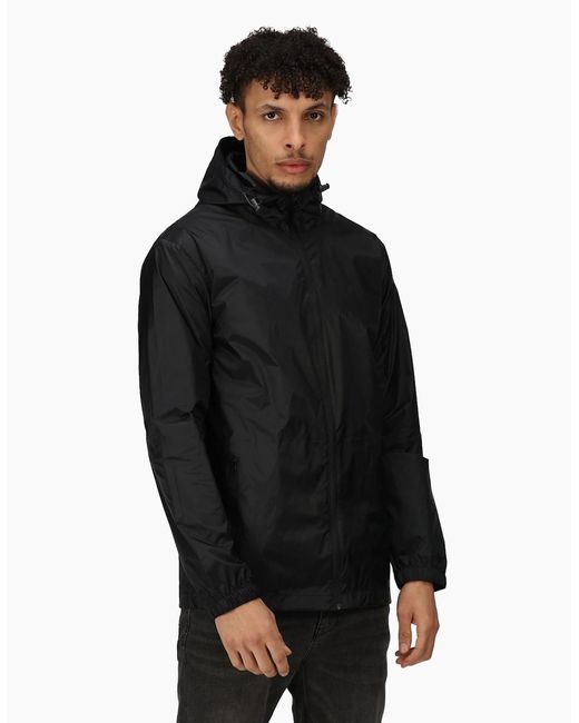 Regatta Black Professional Packaway Jacket for men
