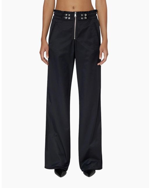 DIESEL Blue P Smilace Trousers Regular Fit Bootcut High Waist Ladies Pant