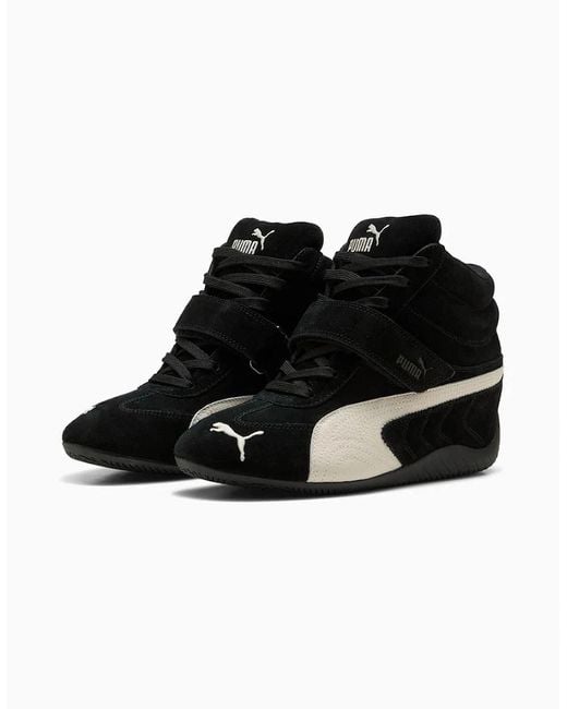 PUMA Black Speedcat Wedge Og Suede Trainers