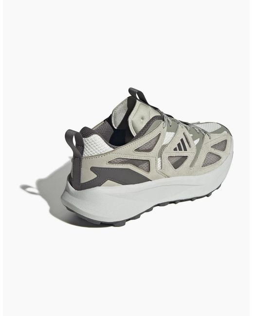 Adidas White Trail Shoes for men