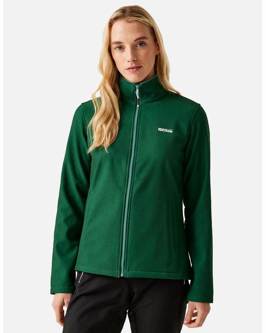 Regatta Green Ladies Connie V Softshell Walking Jacket