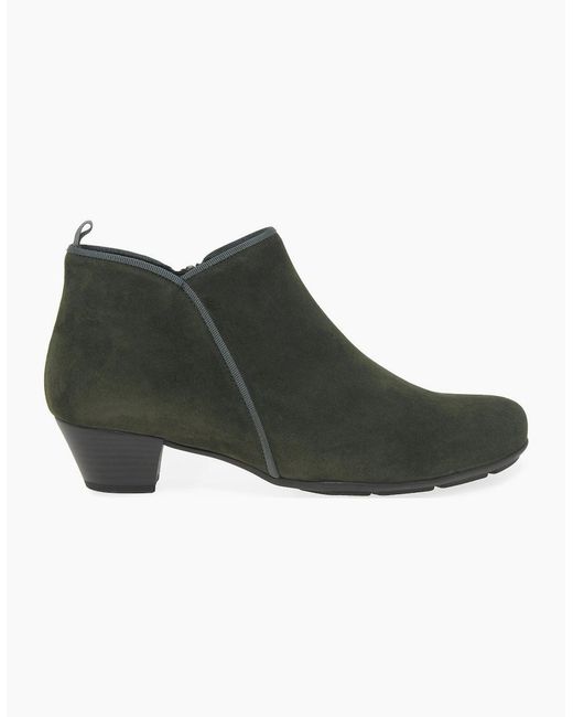 Gabor Green Trudy Ankle Boots