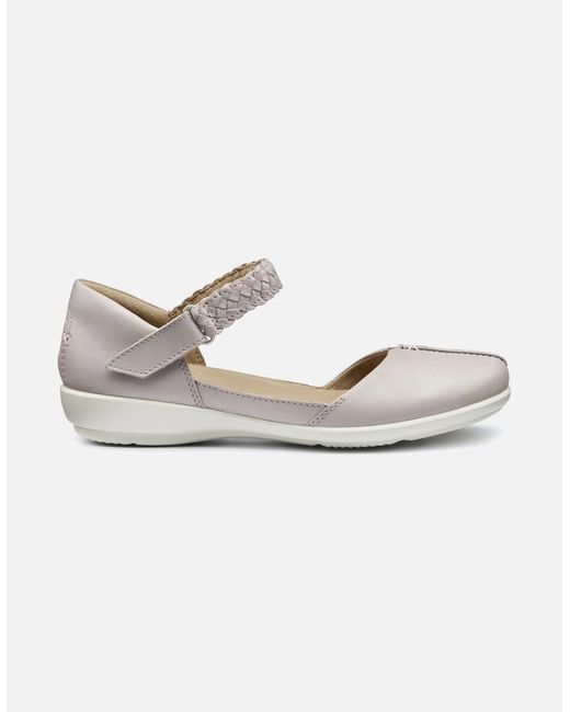 Hotter White Lake Mary Jane Shoes