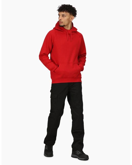 Regatta Red Professional Overhead Hoodie for men