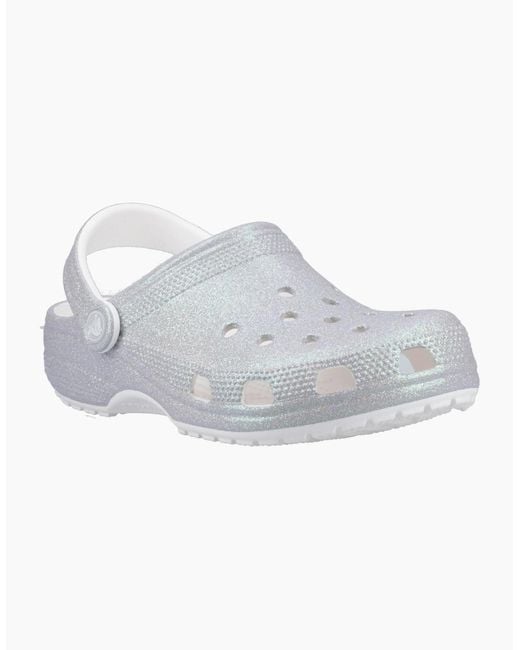 CROCSTM Gray Classic Glitter Eva Standard Clogs