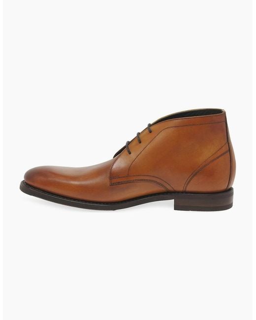 Loake Brown Myers Boots for men