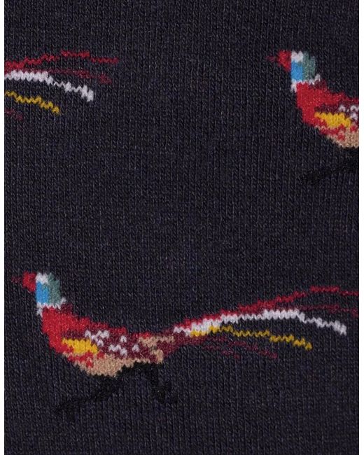 Swole Panda Blue Patterned Bamboo Socks M