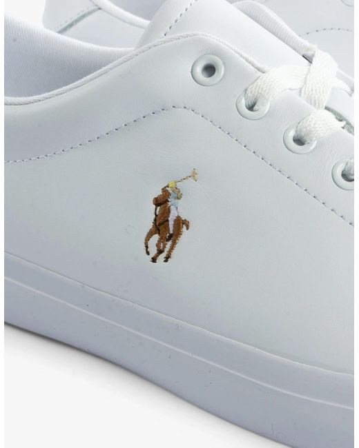 Polo Ralph Lauren White Longwood Trainers for men