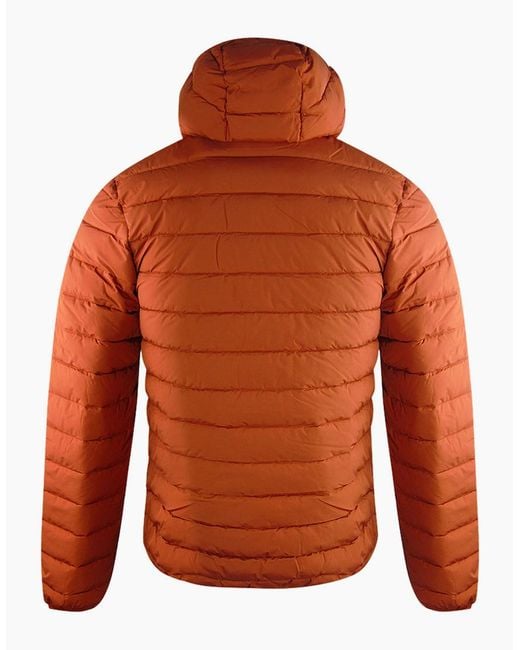 Aquascutum Orange Active 100Gr Hooded Rust Jacket for men