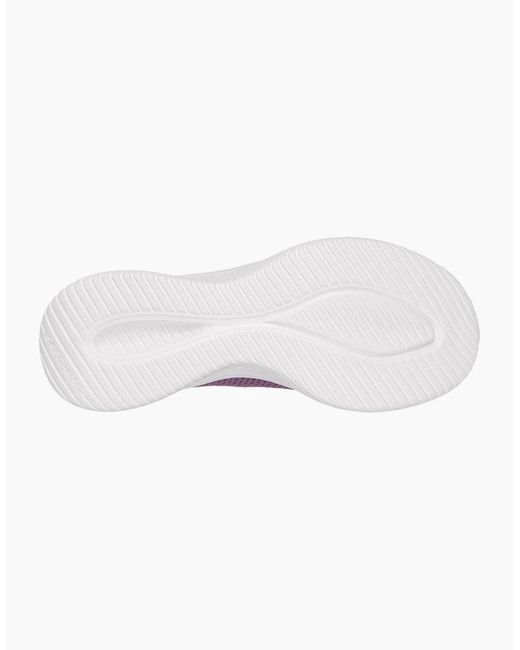 Skechers Purple Ultra Flex 3.0 Easy Win 150450-Pur Slip On Shoes