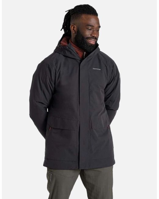 Craghoppers Blue Lorton Thermic Waterproof Jacket for men