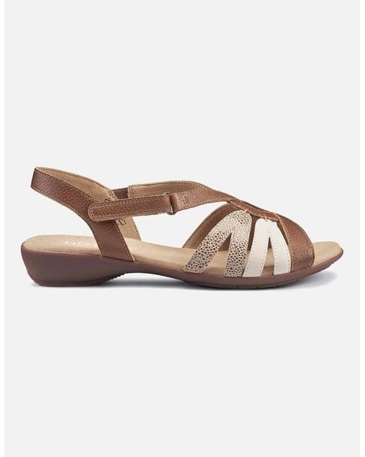Hotter Brown Flare Sandals