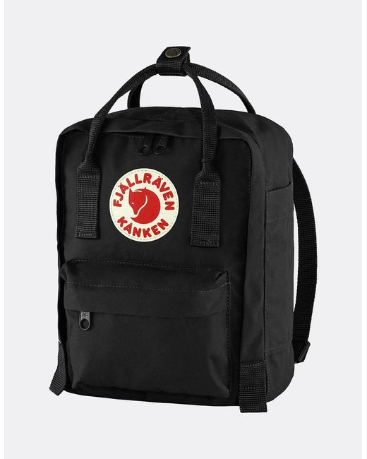 Fjallraven Black Mini Backpack