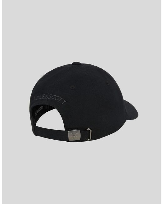 Lyle & Scott Black Baseball Cap for men