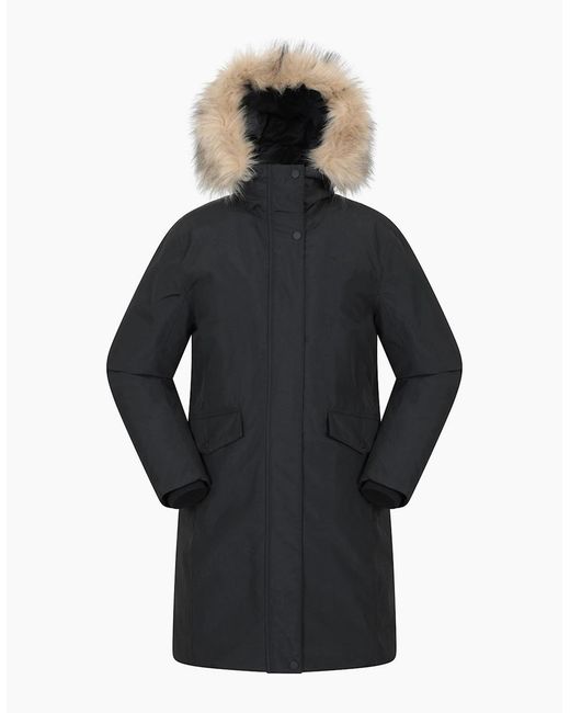 Mountain Warehouse Blue Ladies Marlow Extreme Down Waterproof Parka