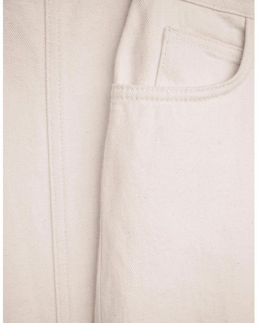 Ro&zo Brown Panelled A-Line Skirt
