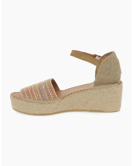 Toni Pons Metallic Ivet Espadrille Wedge Sandals