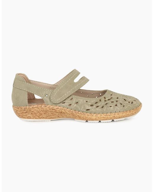 Rieker Natural Delia Mary Jane Shoes