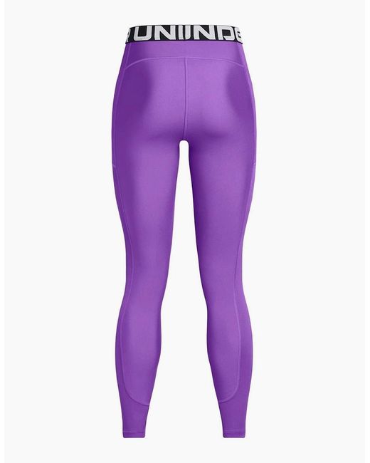 Under Armour Purple Heatgear Leg