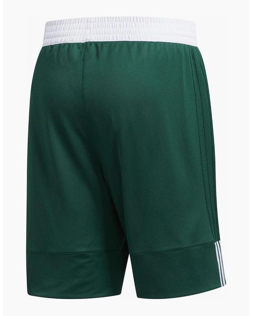 Adidas Green Spee Rev Shr Basketball Shorts for men