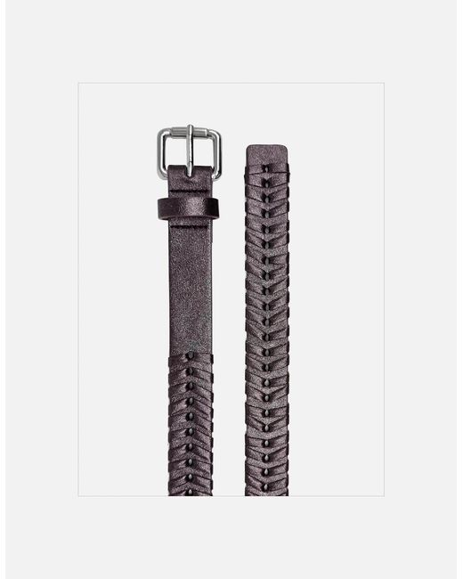 Nooki Design Black Bradley Woven Belt