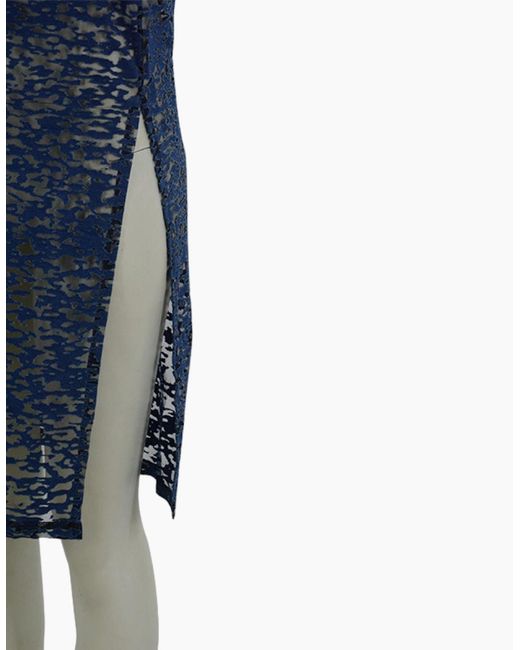 DIESEL Blue T Zitu C Dress Round Neck Short Sleeve Party Tops Summer Outwear