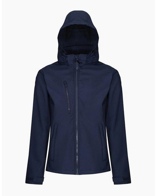 Regatta Blue Venturer Hooded Soft Shell Jacket for men