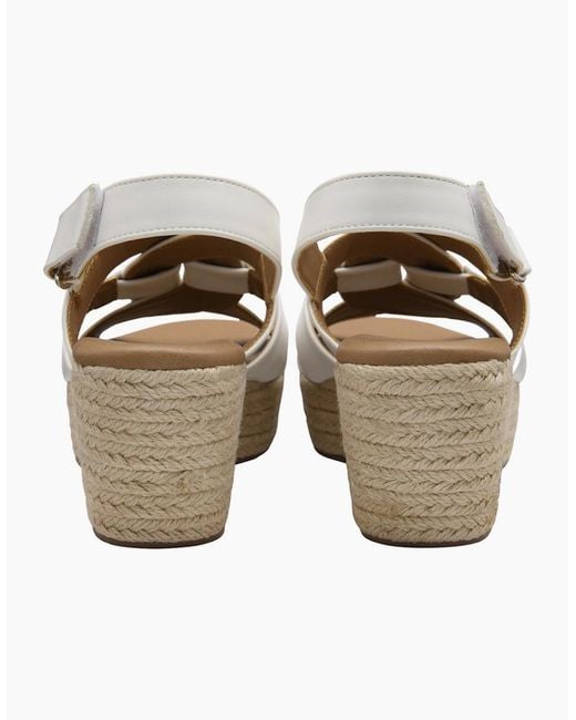 Lotus Metallic Reina Wedge Sandals