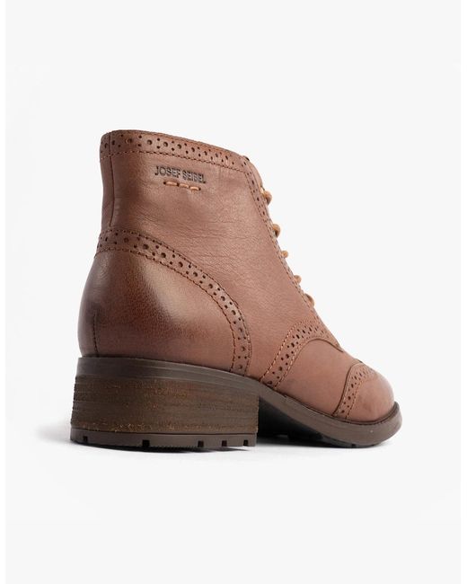 Josef Seibel Brown Kate 11 Brogue Boots Brasil