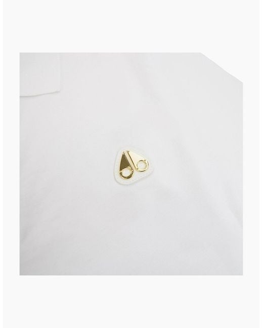 Moose Knuckles White Series Everett Polo for men