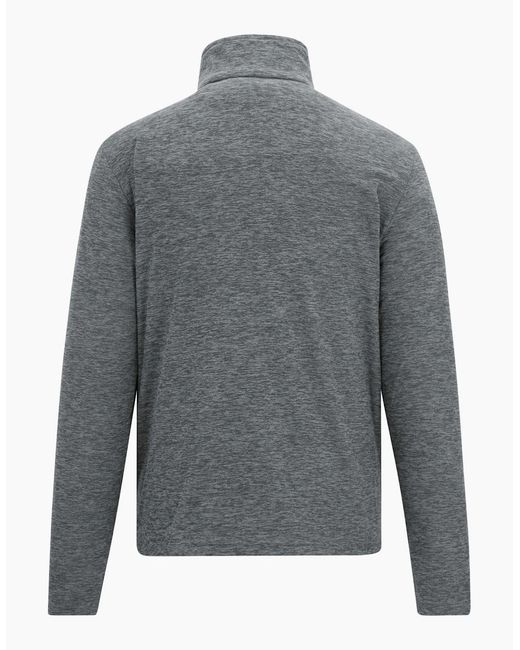 Regatta Gray Thompson Marl Half Zip Fleece Jacket for men
