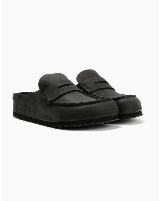 Birkenstock Clogs Black Birkenstock Naples Leather Regular Clogs