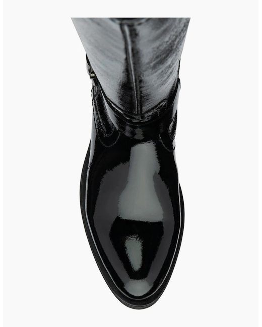 Ravel Black Eildon Knee High Boots