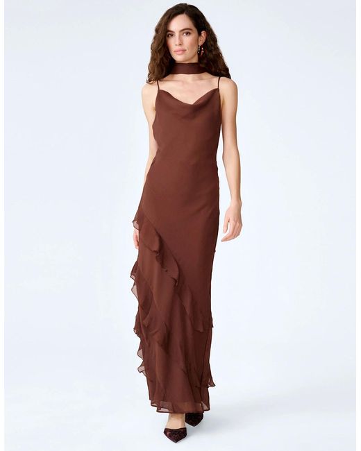 OMNES Red Taylor Dress