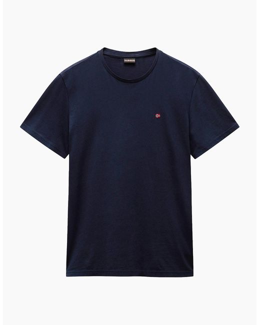 Napapijri Blue Salis Flag T-Shirt for men