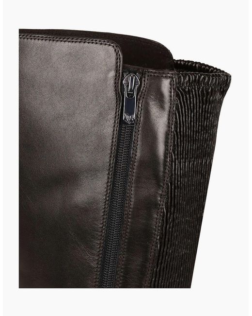 Caprice Black Locket M Knee High Boots