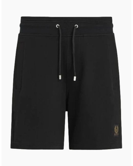 Belstaff Black Sweatshorts for men