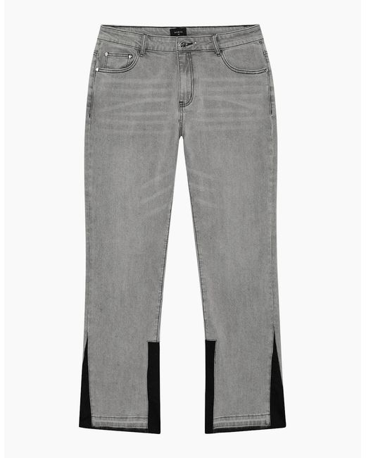 Magrit Gray Pierre Flared Jeans for men