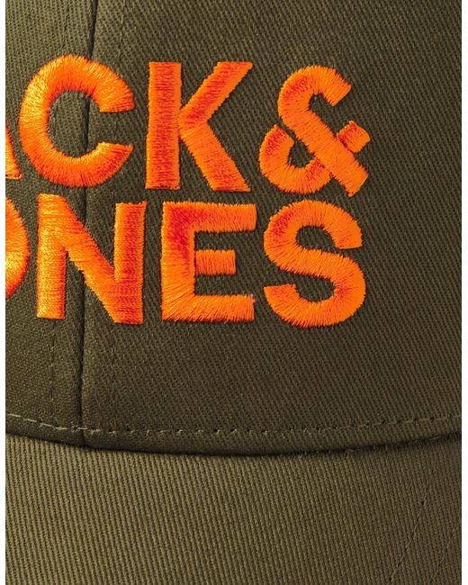 Jack & Jones Green Gall Baseball Cap Night for men