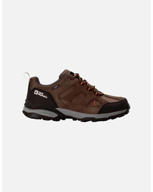 Jack Wolfskin Brown Trail Hiker Texapore Walking Shoes for men