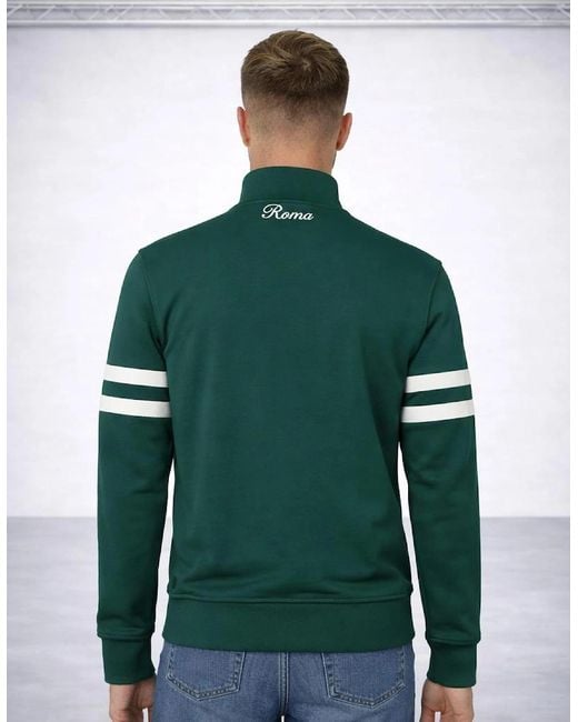 Ellesse Green Roma Track Top Jacket Dark for men