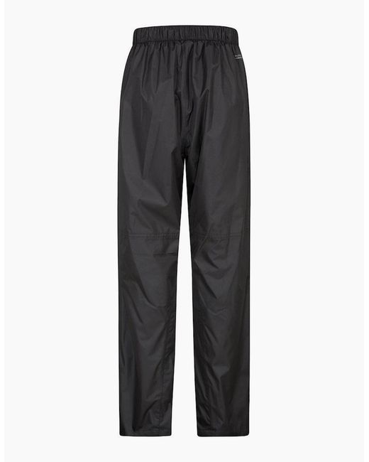 Mountain Warehouse Gray Spray Waterproof Trousers for men