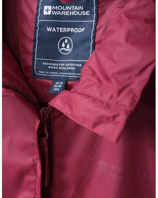 Mountain Warehouse Red Ladies Torrent Waterproof Jacket