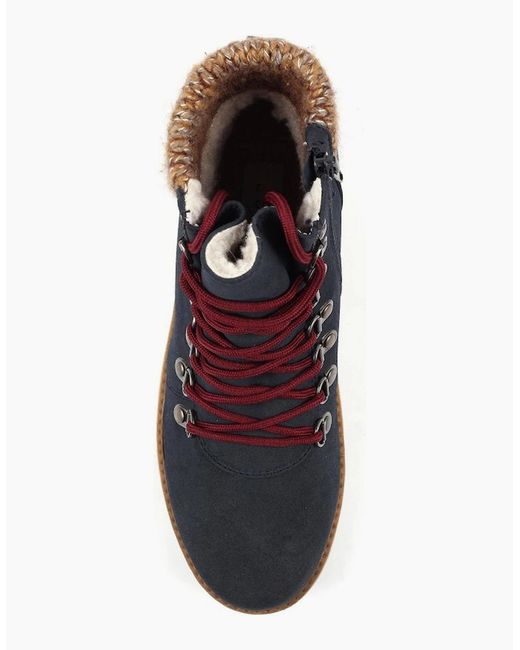 Lunar Blue Candy Ankle Boots