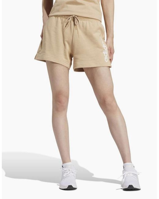 Adidas Natural Linear Short Cotton