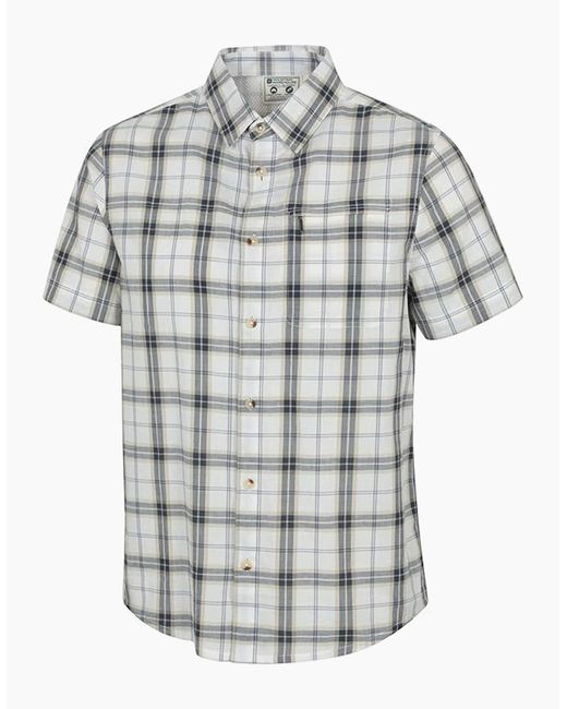 Mountain Warehouse Gray Cotton Shirt for men