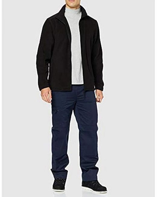 Regatta Gray Plain Micro Fleece Full Zip Jacket (Layer Lite) for men