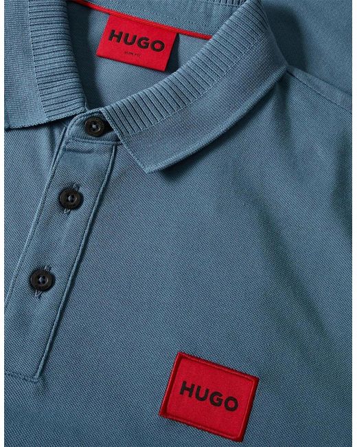 Boss Blue Short Sleeve Polo Shirt for men